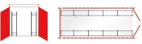 SCHULTE Container-Regalset für 20-Container, bis zu...