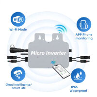 800W Balkonkraftwerk-Mikrowechselrichter Inverter mit WIFI/App & VDE-AR-N 4105