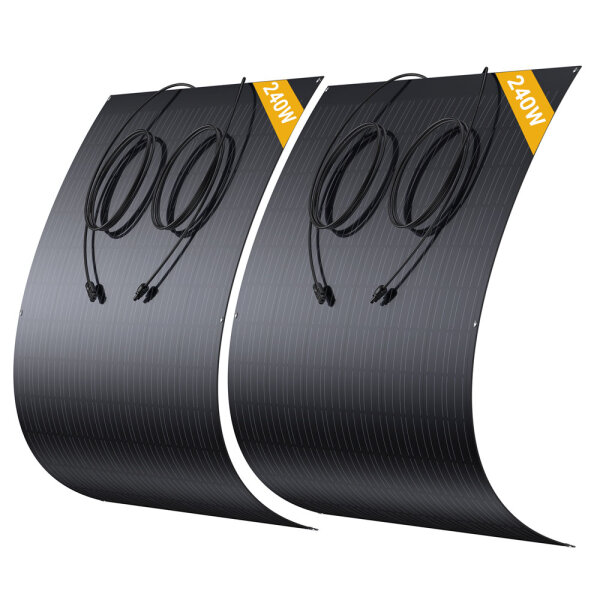 2 Stück 2x 240W Flexibles Solarpanel – Abholartikel