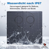 Komplett-Set SOSSEN Micro-Wechselrichter 800W 2x MPPT IP67 WiFi + 4x 240W FLEXIBLES Solarpanel