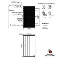 AIKO Solar 480W Dual Glass Full Black Modul AIKO-A480-MCE54Db Neostar 3S+54