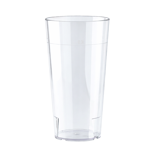 WACA 1723 Trinkbecher Event 300 ml mit Eichstrich, 3 Varianten