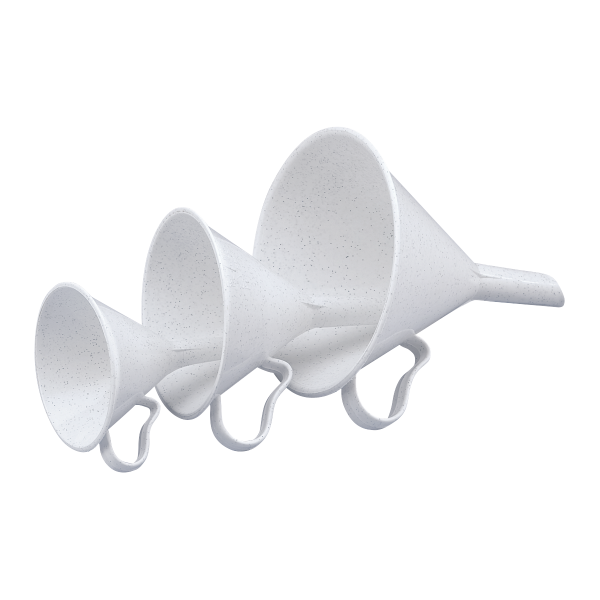 WACA Trichterset 3-tlg. (8 cm, 10 cm, 12 cm), 6033-M