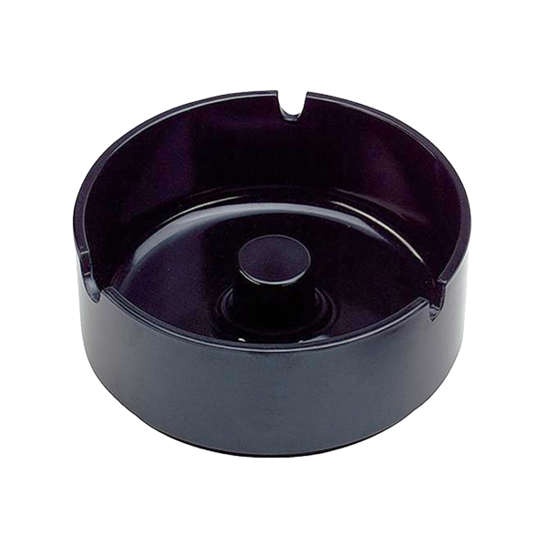 WACA Aschenbecher, leicht, schwarz, 9804-790