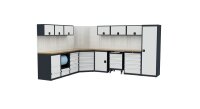 Simplaflex Werkstatt-Küche CLWK-006 – 3700 mm...