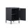 Metall-Nachttisch FERRY 2 Anthrazit - Kommode mit 1 Tür, 645 x 415 x 400 mm