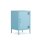 Metall-Nachttisch FERRY 2 Blau - Kommode mit 1 Tür, 415 x 400 x 645 mm