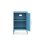Metall-Nachttisch FERRY 2 Blau - Kommode mit 1 Tür, 415 x 400 x 645 mm