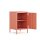 Metall-Nachttisch FERRY 2 Lachsfarben - Kommode mit 1 Tür, 415 x 400 x 645 mm