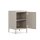 Metall-Nachttisch FERRY 2 Beige - Kommode mit 1 Tür, 645 x 415 x 400 mm