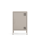 Metall-Nachttisch FERRY 2 Beige - Kommode mit 1 Tür, 645 x 415 x 400 mm
