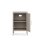 Metall-Nachttisch FERRY 2 Beige - Kommode mit 1 Tür, 645 x 415 x 400 mm