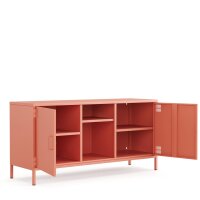 Metall-TV-Schrank FERRY 3 Lachsfarben - Lowboard mit 3...