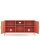 Metall-TV-Schrank FERRY 3 Lachsfarben - Lowboard mit 3 Regalen, 645 x 1305 x 400 mm