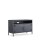 Metall-TV-Schrank FERRY 4 Anthrazit - TV-Lowboard mit 4 Regalen, 645 x 1005 x 400 mm (H x B x T)