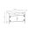 Metall-TV-Schrank FERRY 4 Anthrazit - TV-Lowboard mit 4 Regalen, 645 x 1005 x 400 mm (H x B x T)
