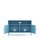 Metall-TV-Schrank FERRY 4 Blau - TV-Lowboard mit 4 Regalen, 1005 x 400 x 645 mm
