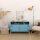 Metall-TV-Schrank FERRY 4 Blau - TV-Lowboard mit 4 Regalen, 1005 x 400 x 645 mm
