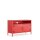 Metall-TV-Schrank FERRY 4 Rot - Lowboard mit 4 Regalen, 645 x 1005 x 400 mm