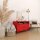Metall-TV-Schrank FERRY 4 Rot - Lowboard mit 4 Regalen, 645 x 1005 x 400 mm