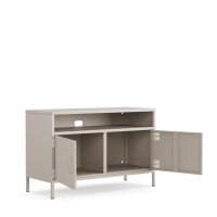 Metall-TV-Schrank FERRY 4 Beige - TV-Lowboard mit 4...