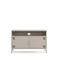 Metall-TV-Schrank FERRY 4 Beige - TV-Lowboard mit 4 Regalen, 1005 x 400 x 645 mm