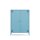 Metall-Sideboard FERRY 7 Blau - 2 Türen, verstellbare Regalböden, 805 x 400 x 1095 mm
