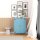 Metall-Sideboard FERRY 7 Blau - 2 Türen, verstellbare Regalböden, 805 x 400 x 1095 mm