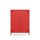 Metall-Sideboard FERRY 7 Rot - 2 Türen, verstellbare Regalböden, 1095 x 805 x 400 mm