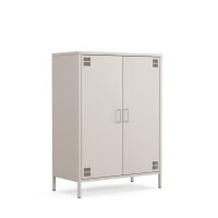 Metall-Sideboard FERRY 7 Beige - 2 Türen,...