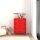 Metall-Sideboard FERRY 9 Rot - 6 Türen, verstellbare Regalböden, 1095 x 805 x 400 mm