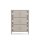 Metall-Sideboard FERRY 9 Beige - 6 Türen, verstellbare Regalböden, 1095 x 805 x 400 mm