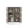Metall-Sideboard FERRY 9 Beige - 6 Türen, verstellbare Regalböden, 1095 x 805 x 400 mm