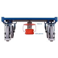 VARIOfit Doppel-Stirnwandwagen mit senkrechten Streben, 1875x900x1105 mm (BxTxH)