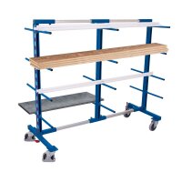 VARIOfit Tragarmwagen zweiseitig, 840 - 2200x830x1800 mm (BxTxH)