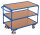 VARIOfit Tischwagen mit 3 Ladeflächen, 1025x525x850 mm (BxTxH)