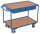 VARIOfit Tischwagen mit 2 Ladeflächen und 2 Schubladen, 1175x625x850 mm (BxTxH)