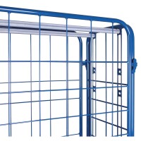 VARIOfit Paket-Vierwandwagen hoch, 1190x640x1820 mm (BxTxH)