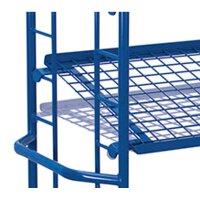 VARIOfit Etagenwagen mit 4 Drahtgitterböden, 1805x650x1855 mm (BxTxH)