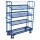 VARIOfit Etagenwagen mit 4 Drahtgitterböden, 1805x650x1855 mm (BxTxH)