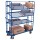 VARIOfit Etagenwagen mit 4 Drahtgitterböden, 1805x650x1855 mm (BxTxH)
