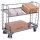 VARIOfit Etagenwagen mit 2 Drahtgitterböden, 1805x650x1275 mm (BxTxH), verzinkt