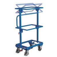 VARIOfit Beistellwagen ohne Böden, 815x455x1185 mm (BxTxH), neigbar
