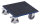 VARIOfit Kistenroller mit aufgeklebtem Riefengummi, 500x500x185 mm (BxTxH)