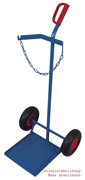 VARIOfit Stahlflaschenkarre für Propangasflasche, 570x555x1250 mm (BxTxH)