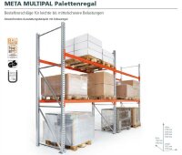 META Palettenregal Grundfeld Multipal 3300x2700x1100mm...