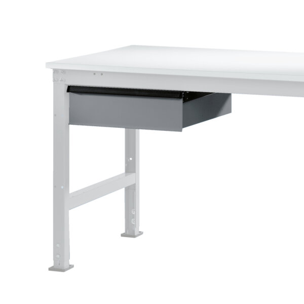 MANUFLEX Einzelschubfach in alusilber RAL 9006