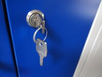 G-Office Spind/Garderobenschrank, 1 Abteil, 1800 x 400 x 500 mm (HxBxT)