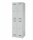 Bisley Garderobenschrank LIGHT, 2 Abteile 300 à 2 Fächer, 1850 x 600 x 500 mm (HxBxT), 245 lichtgrau