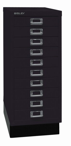 Bisley Home Bisley MultiDrawer 29er Serie, mit Sockel, DIN A4, 10 Schubladen, 670 x 279 x 380 mm (HxBxT)